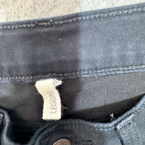 Rag & Bone Jeans Women 28x30 Black Mid Plush Skinny Stretch Twill Legging Casual - Picture 11 of 16
